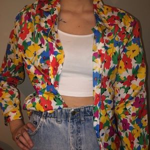 Vintage floral top
